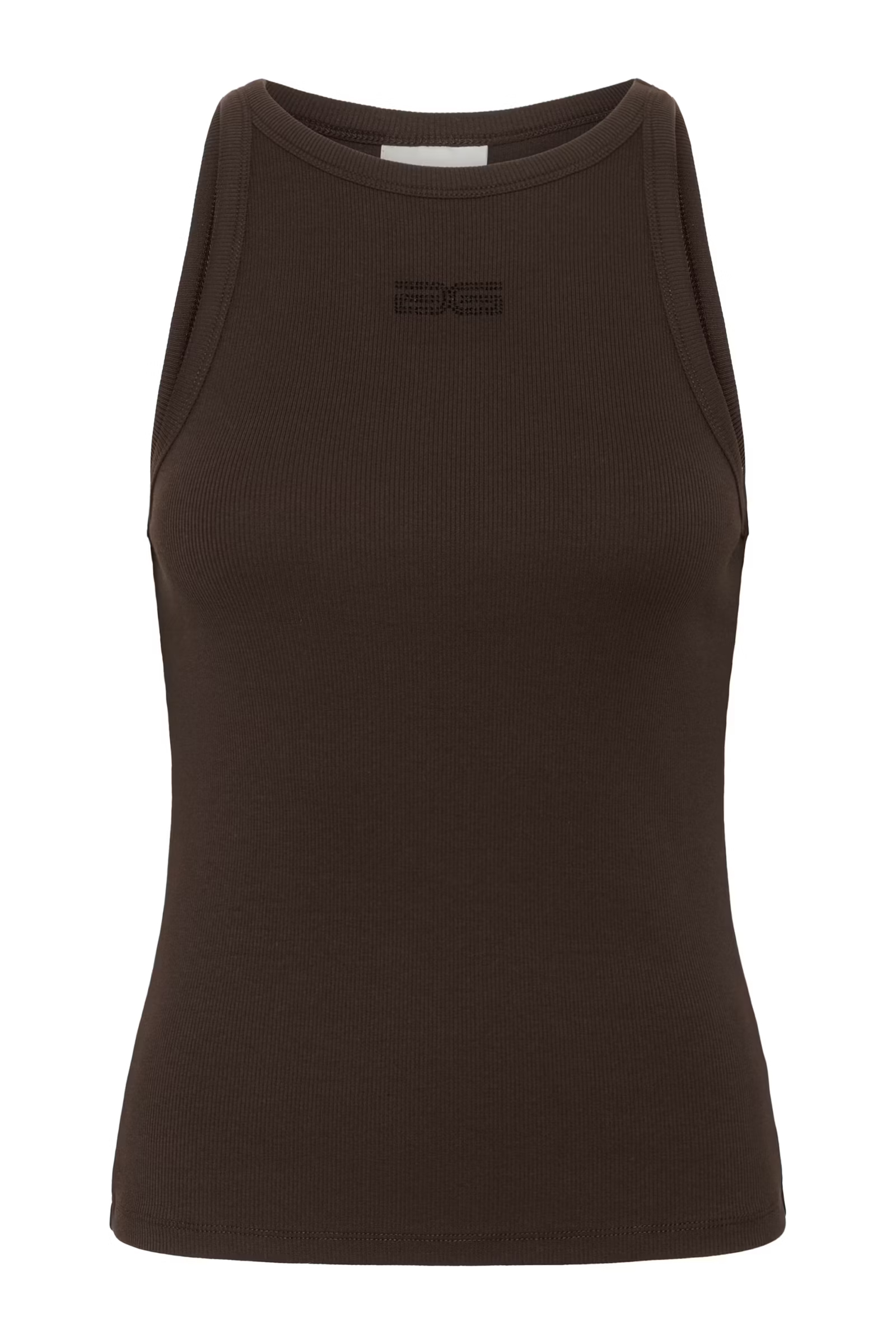 Dames top bruin
