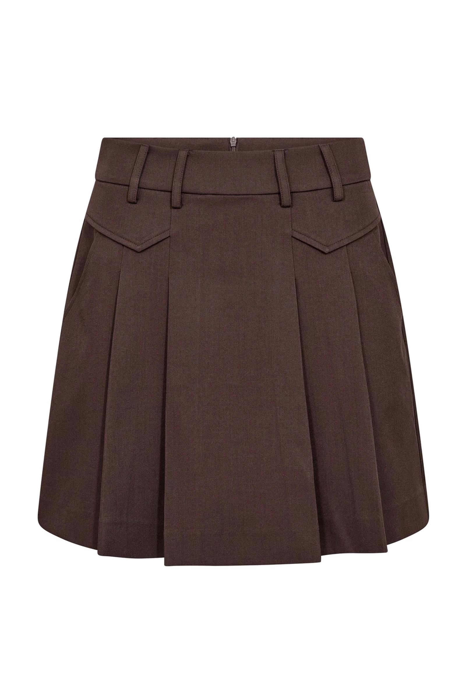 Dames rok bruin