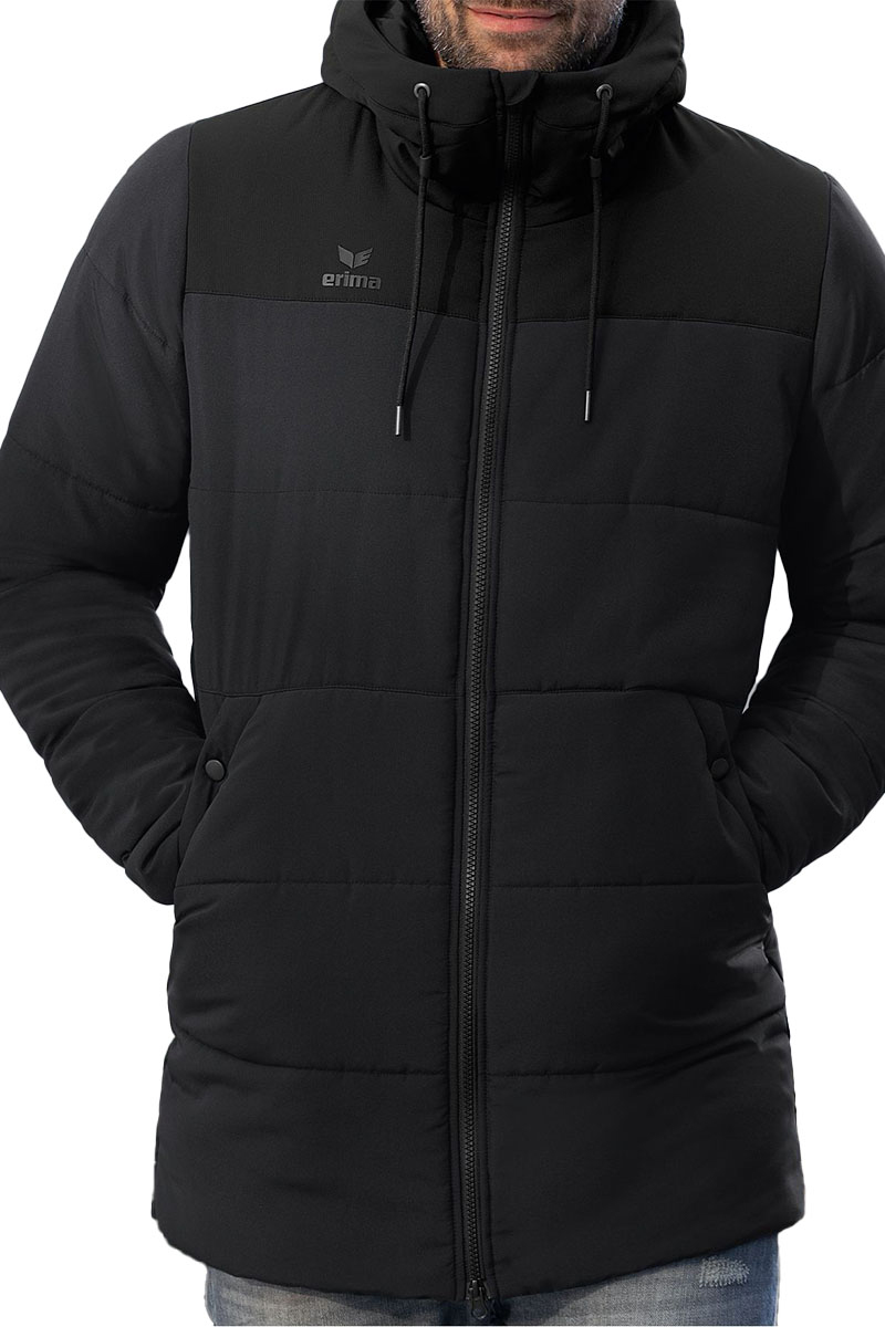 Erima Winter jacket men Zwart-1 2