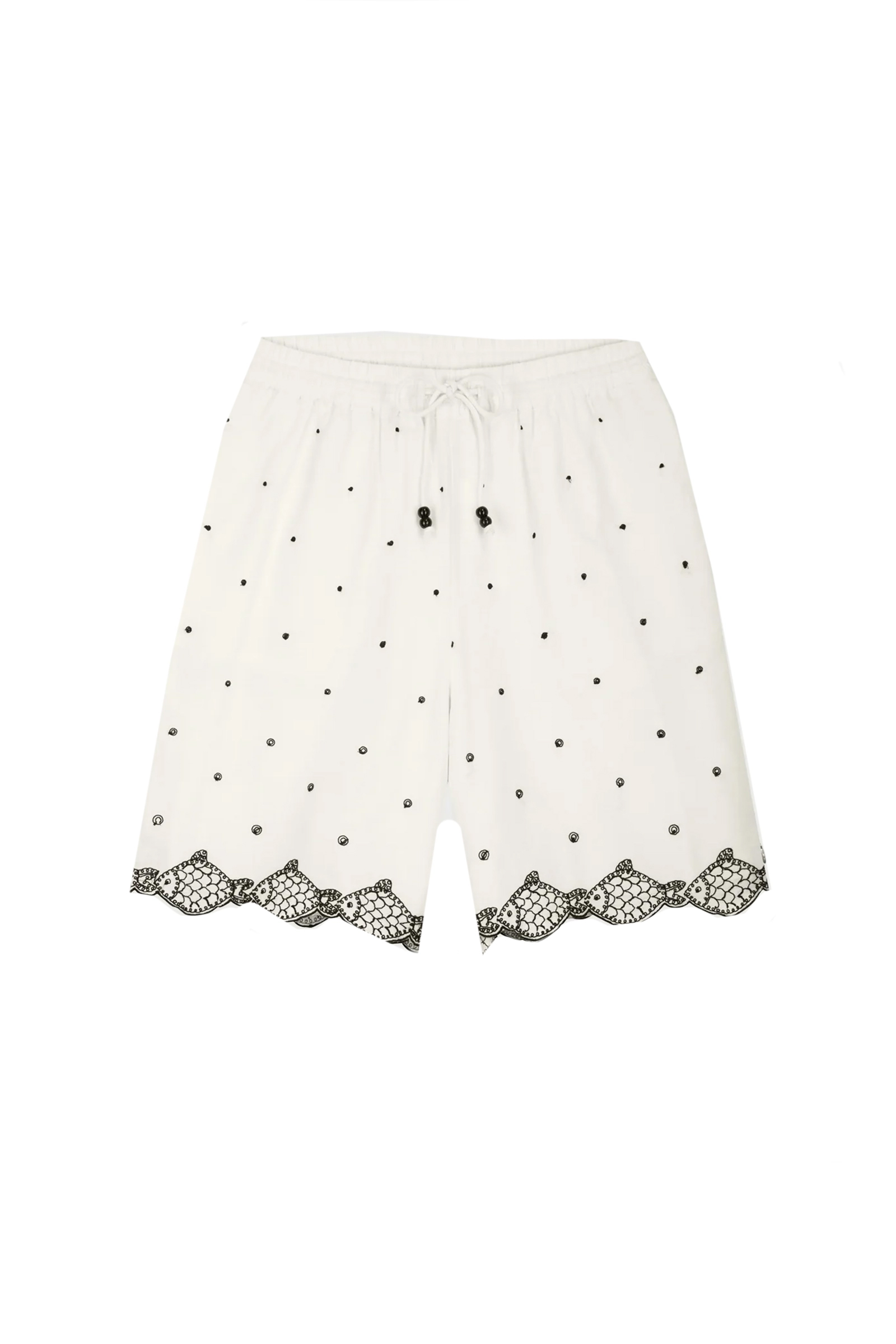 Dames short ecru