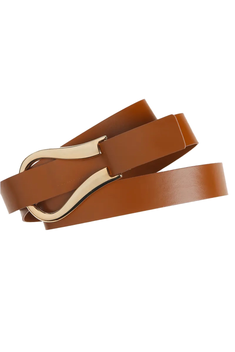 Xandres BELT-DOTA bruin/beige-1 1