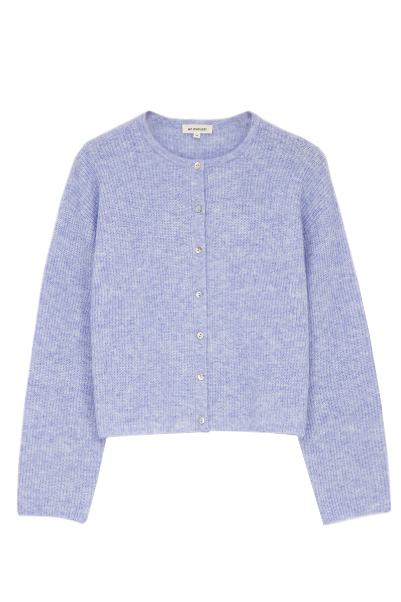 Dames vest blauw