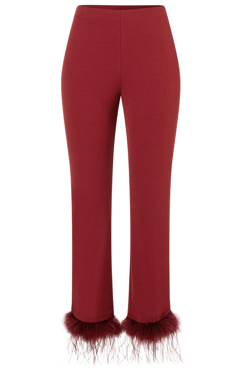 Dames broek rood