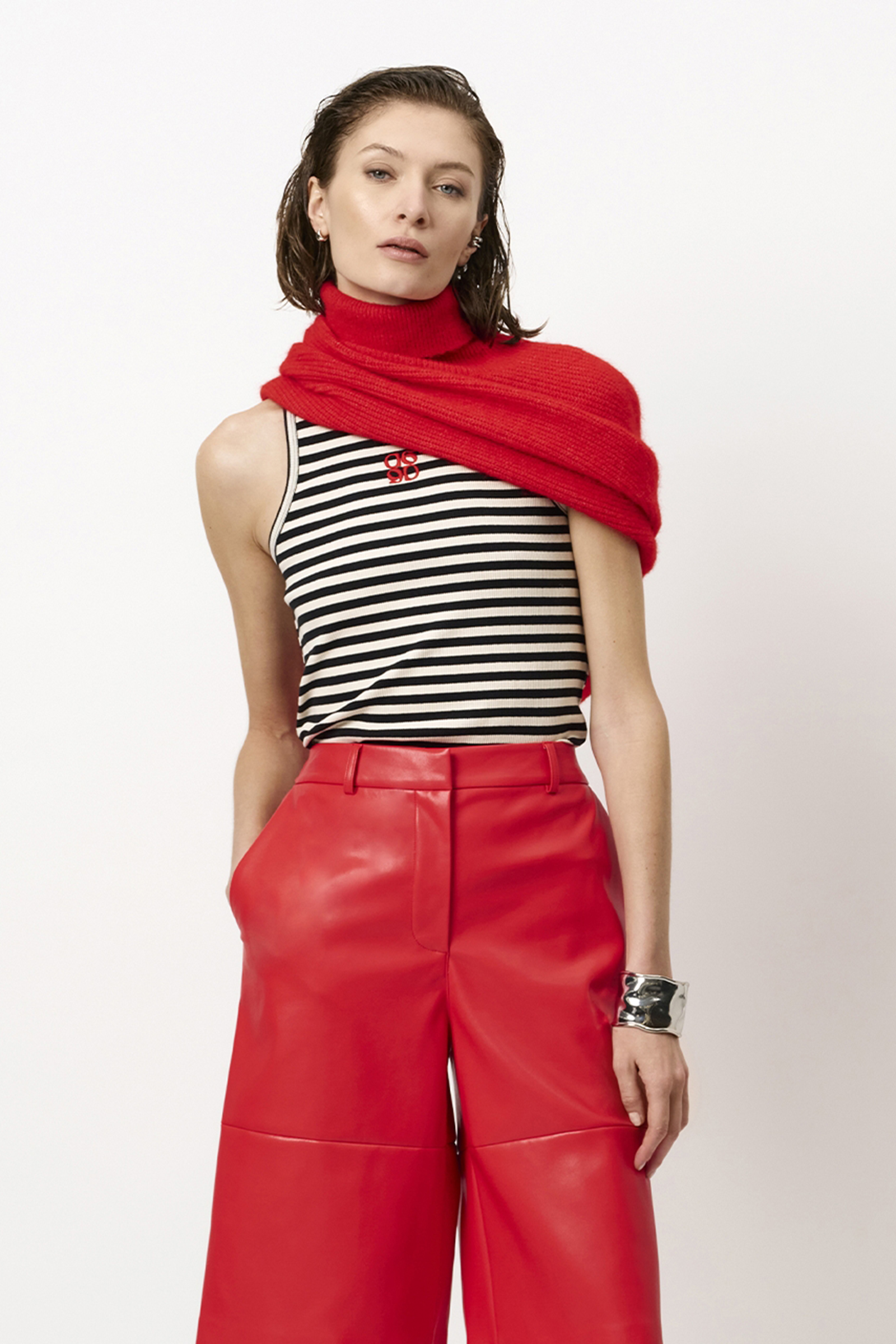 Dames top ecru
