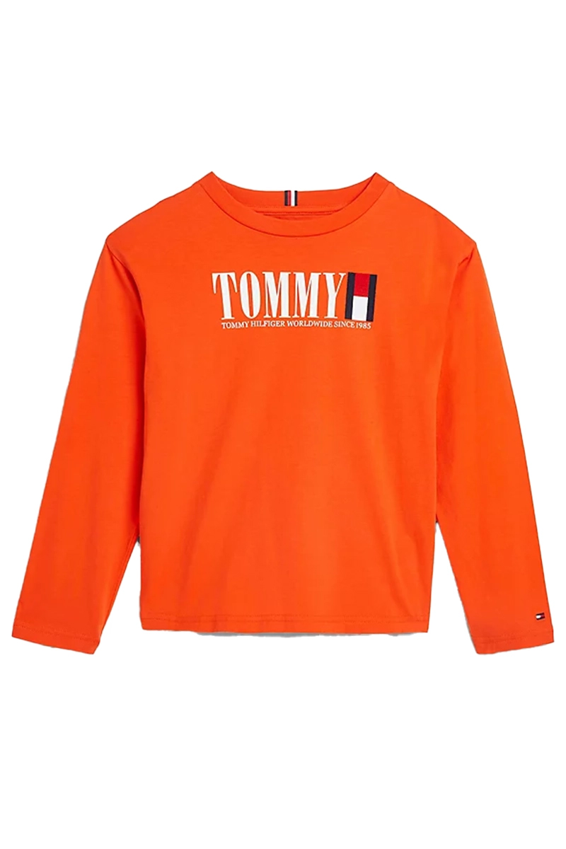 Tommy Hilfiger Tommy graphic tee Oranje-1 1