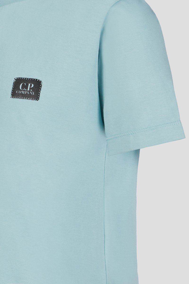 C.P. Company jersey logo tshirt Blauw-1 2