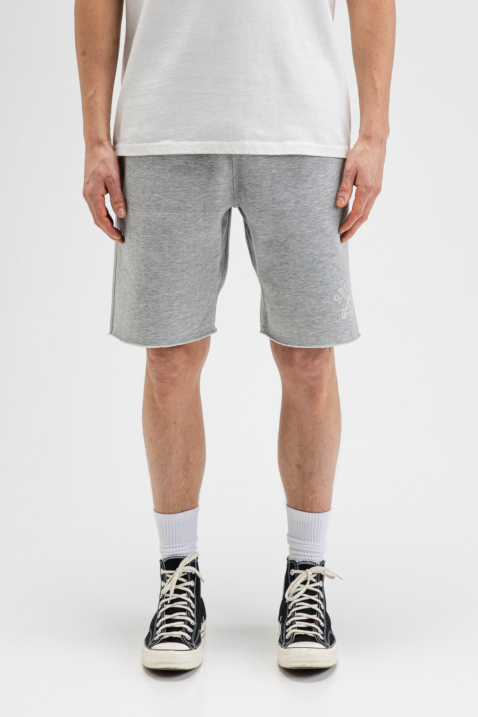 Heren short grijs