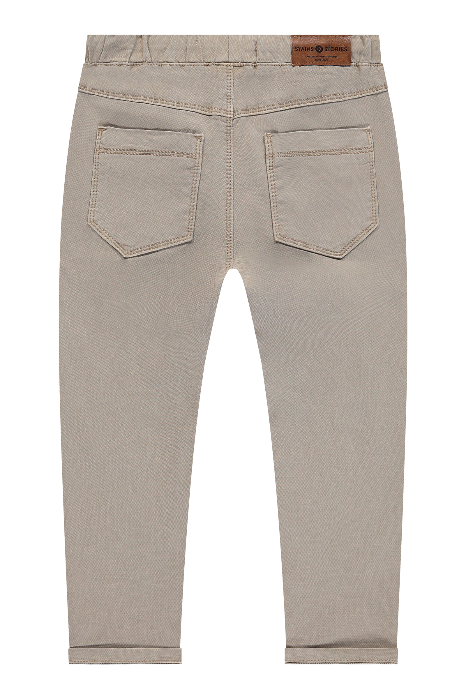 Stains and Stories Boys pants bruin/beige-1 2