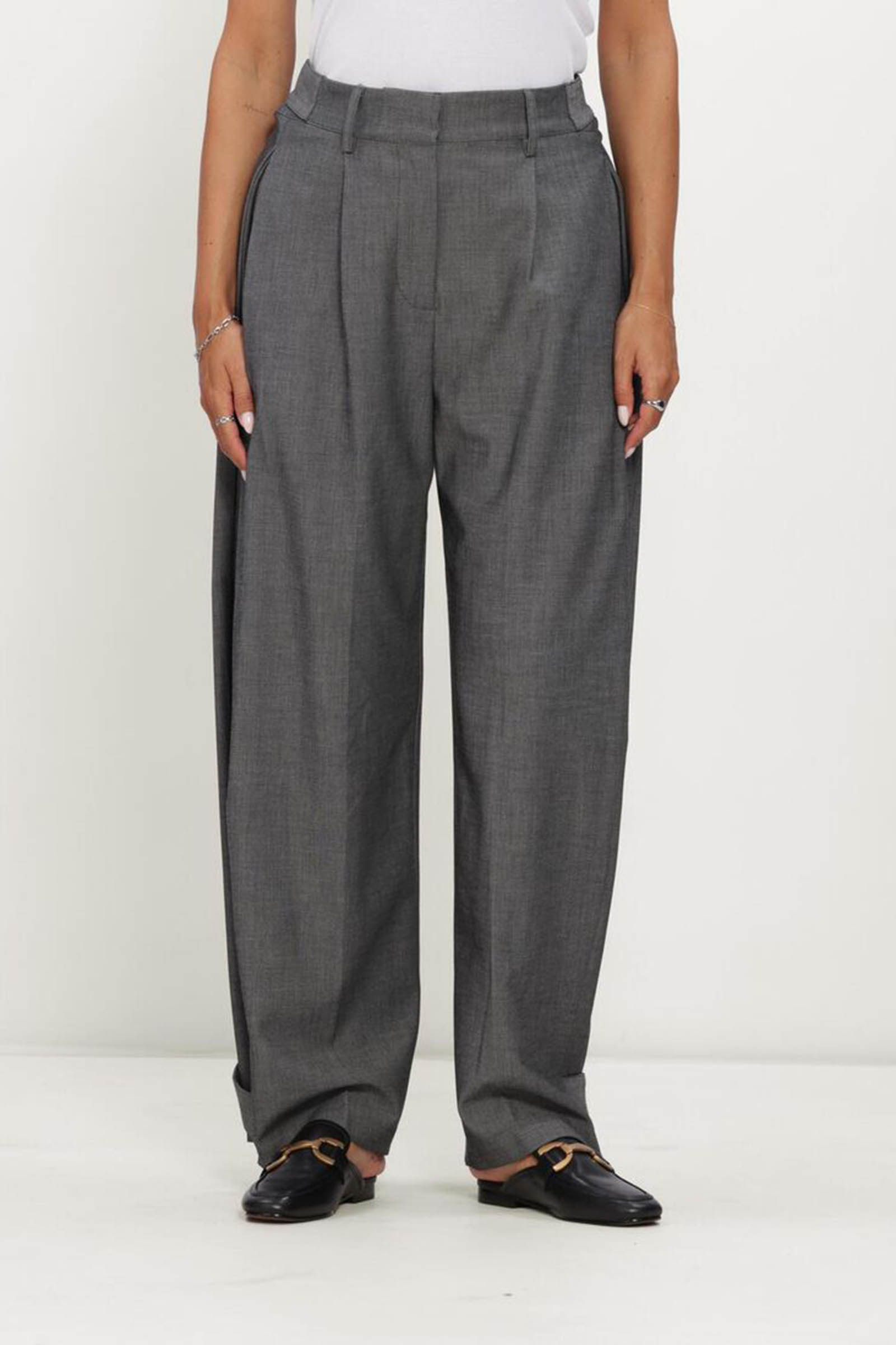 Dames broek grijs