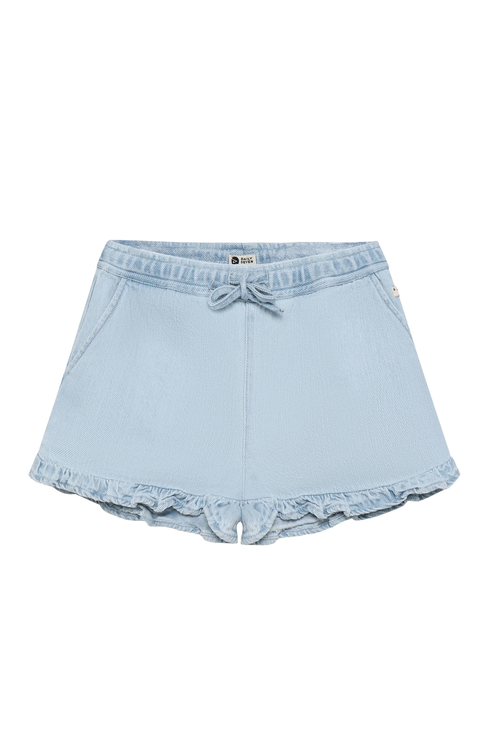 Meisjes short blauw