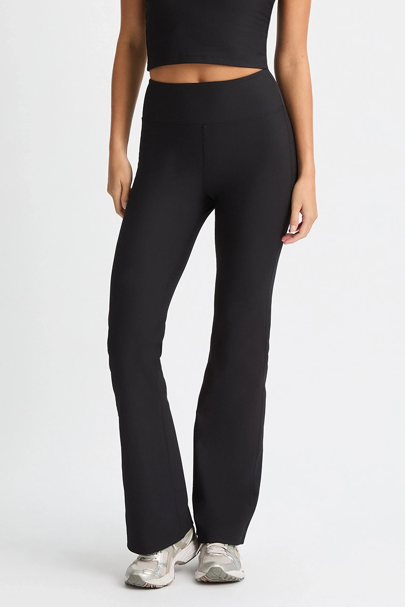 Fitness dames tight lang zwart