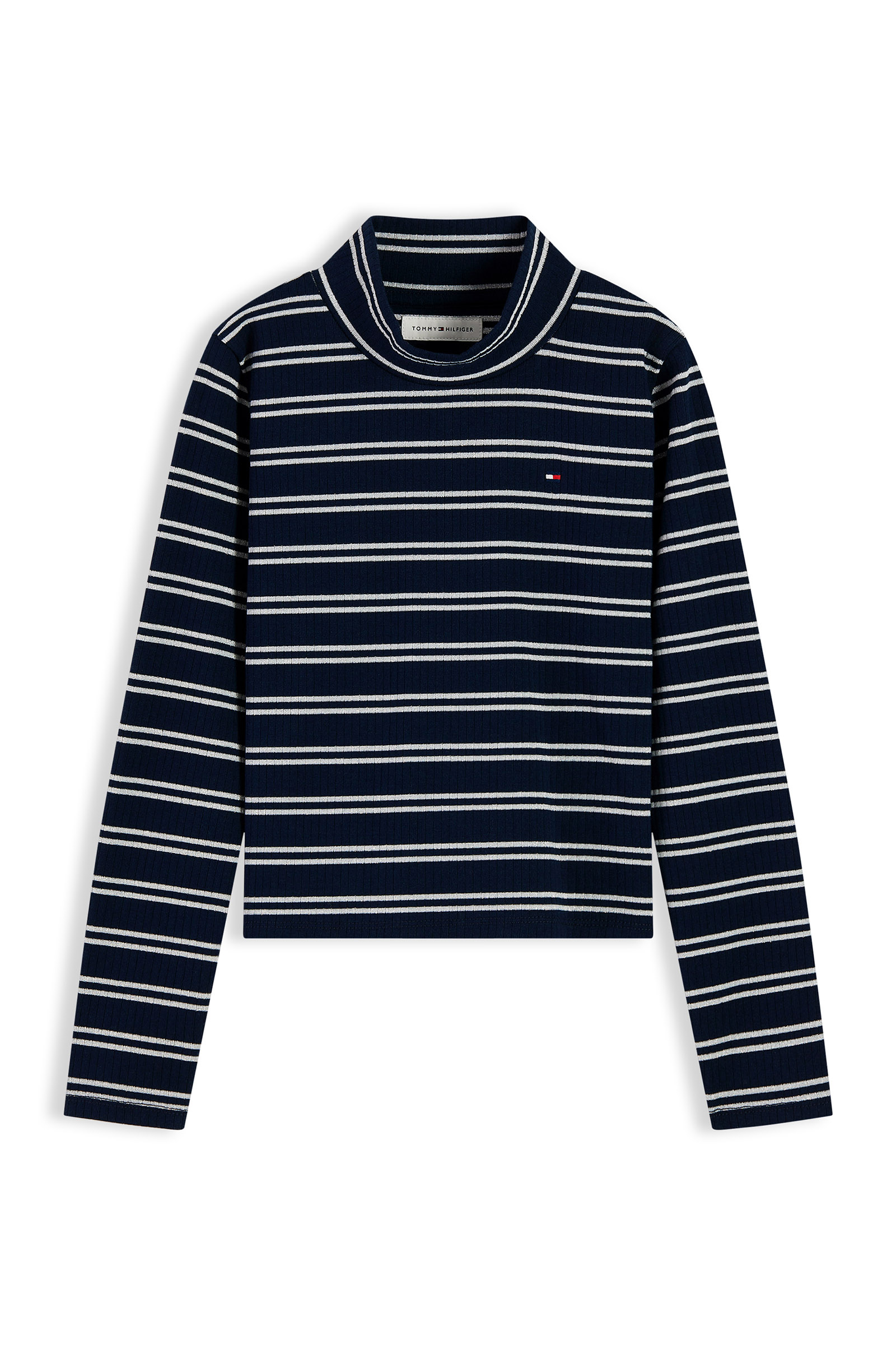 Meisjes t-shirt lange mouw blauw