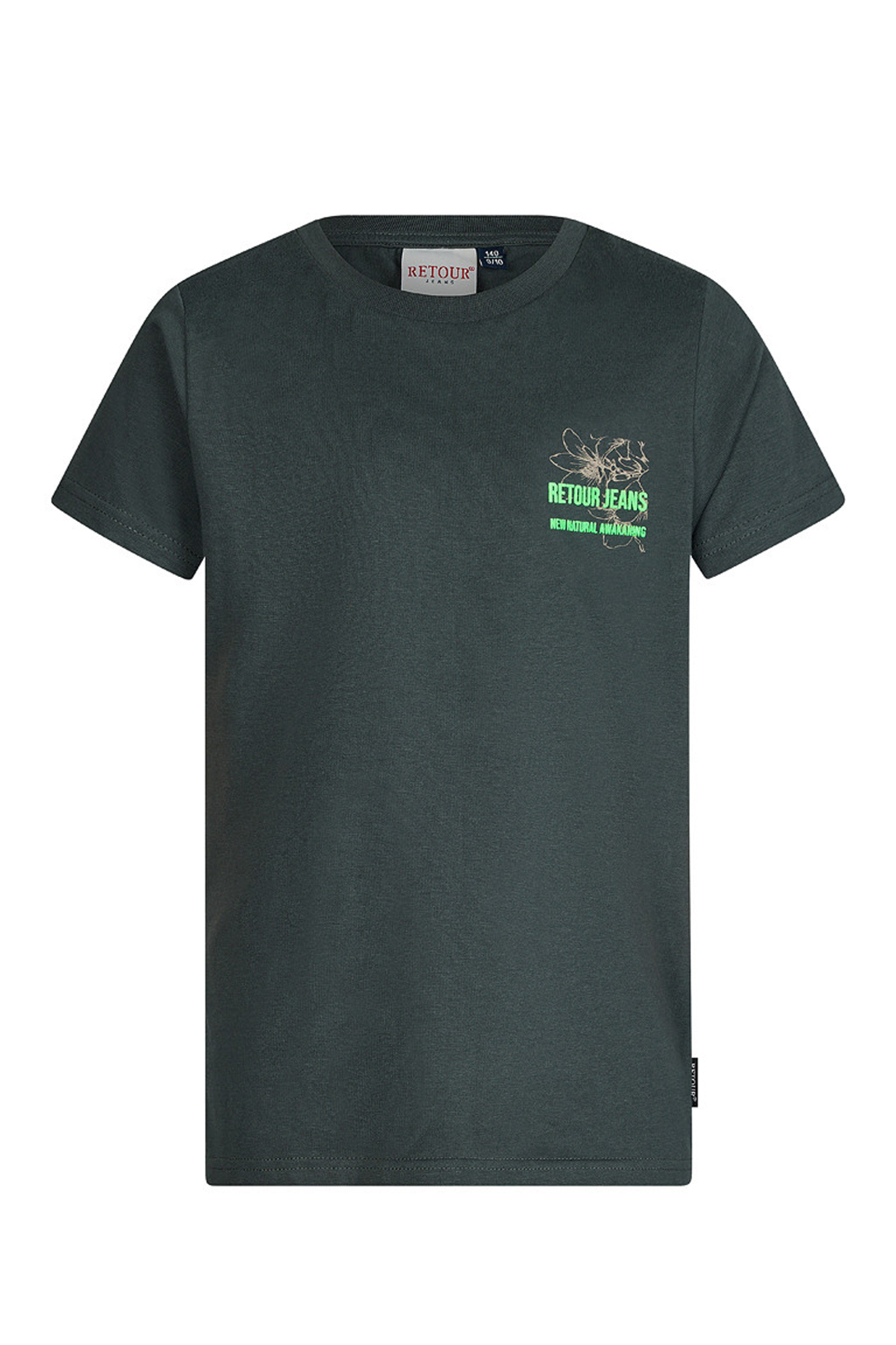 Jongens t-shirt korte mouw groen