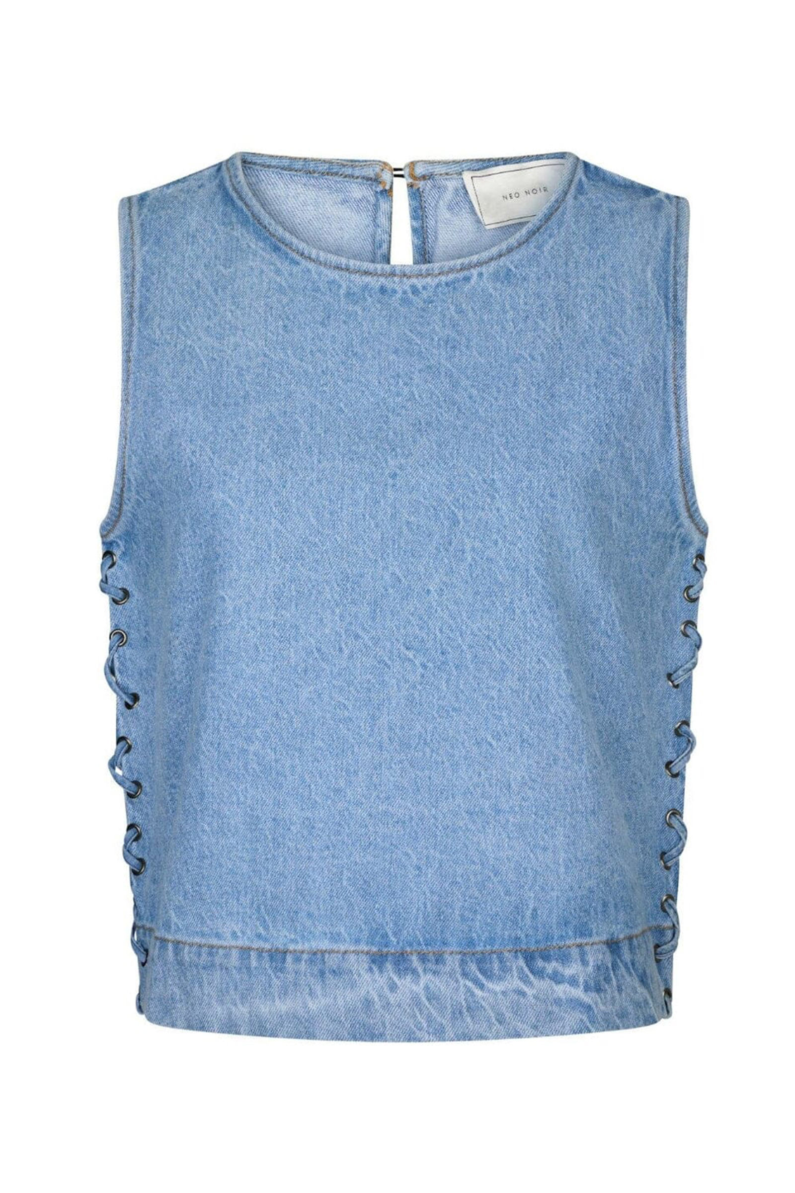 Dames top blauw