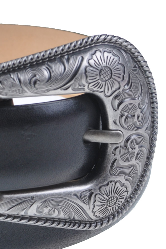 Dames riem zwart