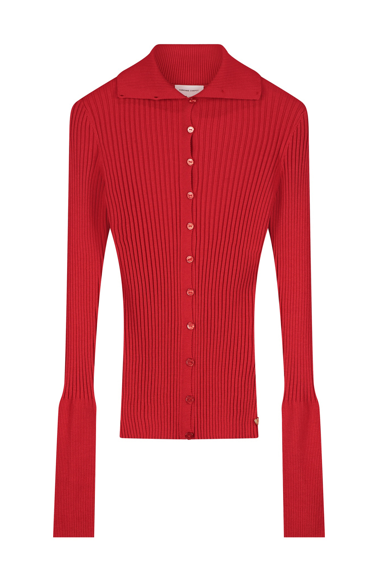 Dames vest rood