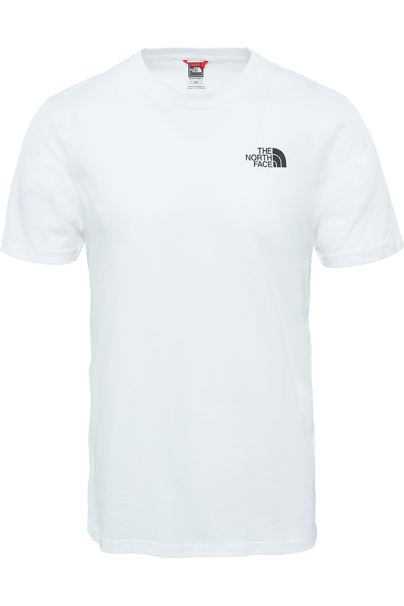 The North Face M S/S SIMPLE DOME TEE Wit-1 1