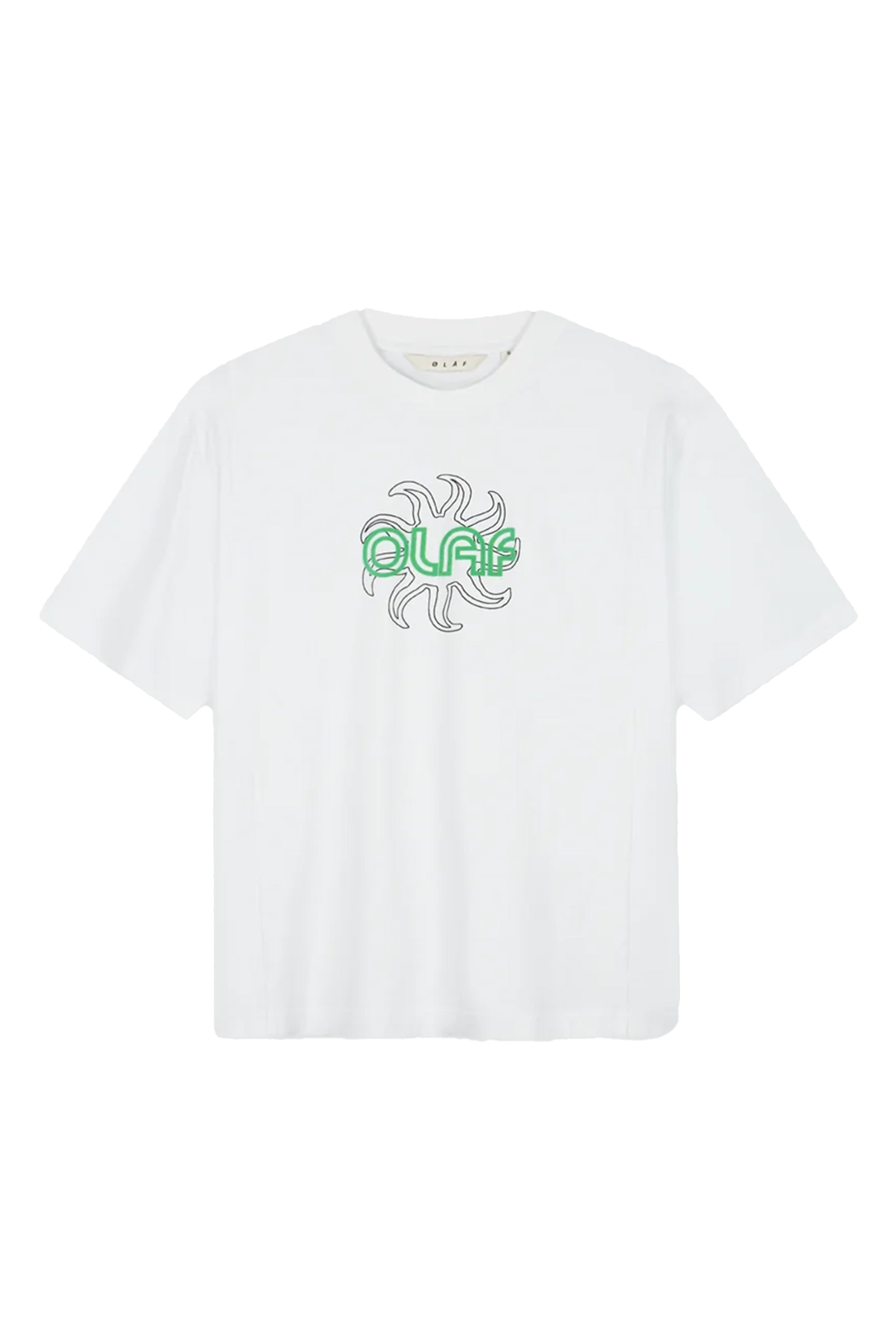 Dames t-shirt korte mouw wit