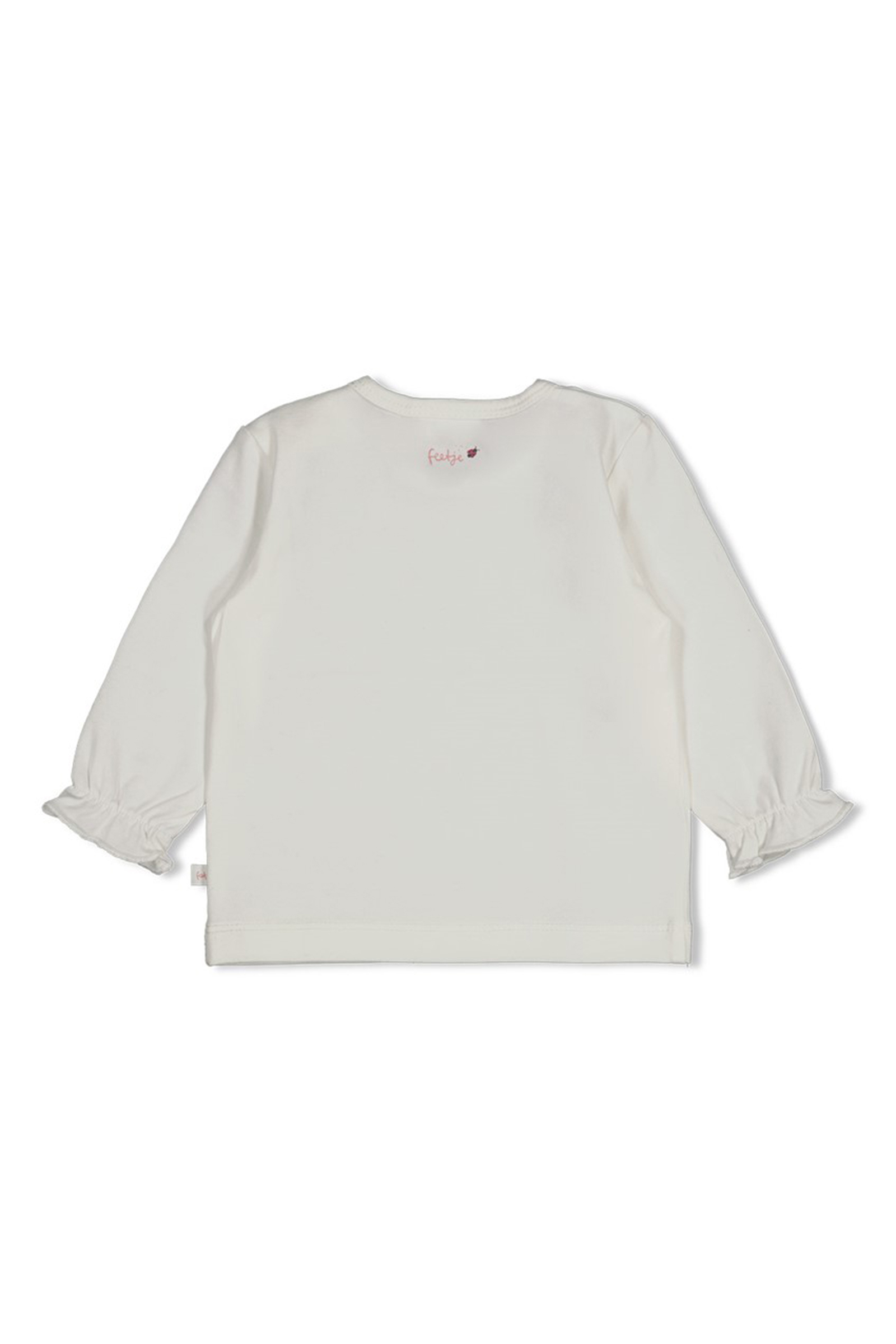 Baby t-shirt lange mouw ecru