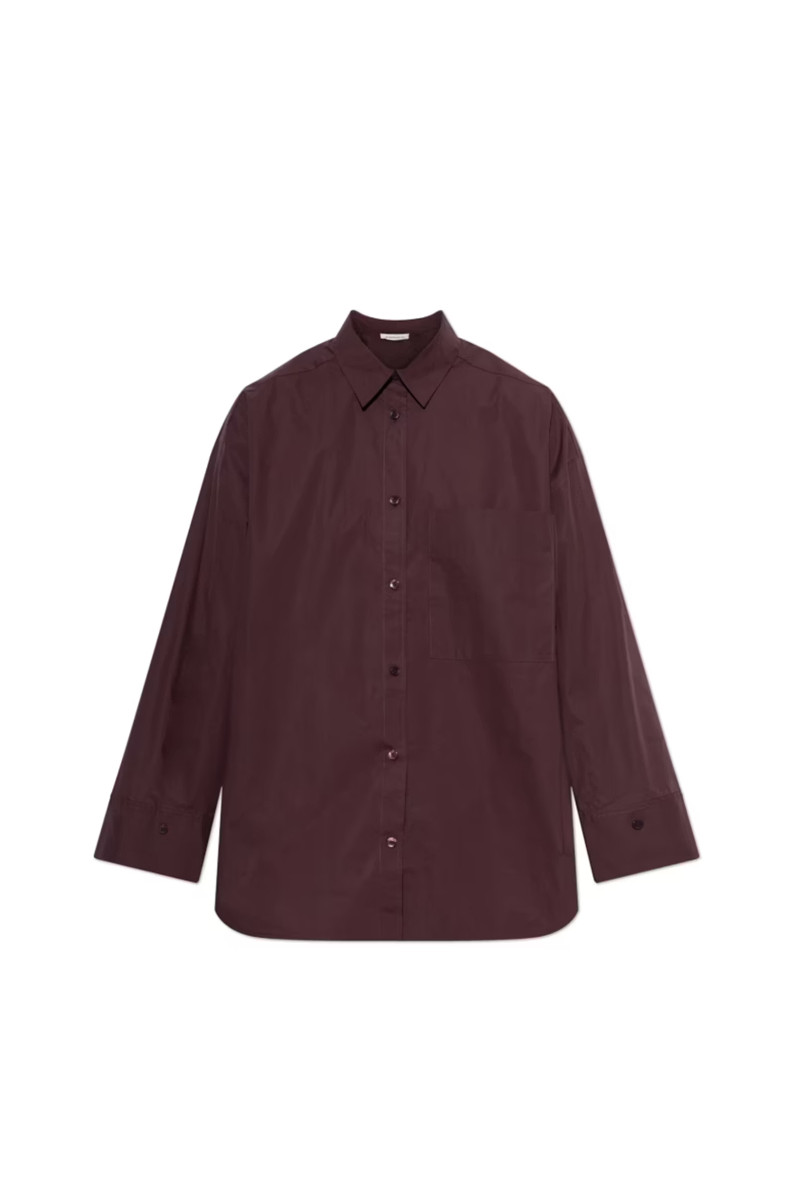 Dames blouse lange mouw paars
