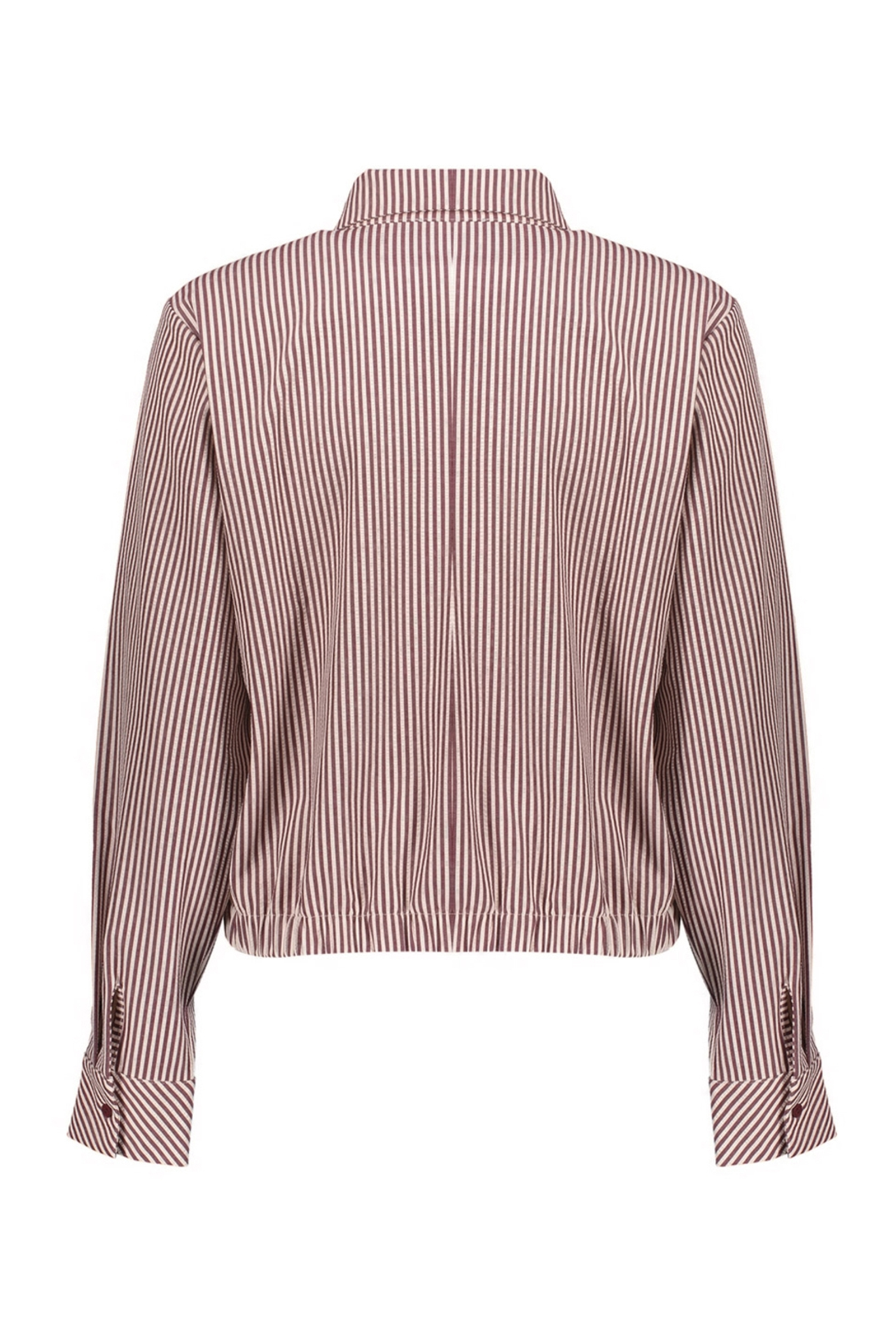 Dames blouse lange mouw rood