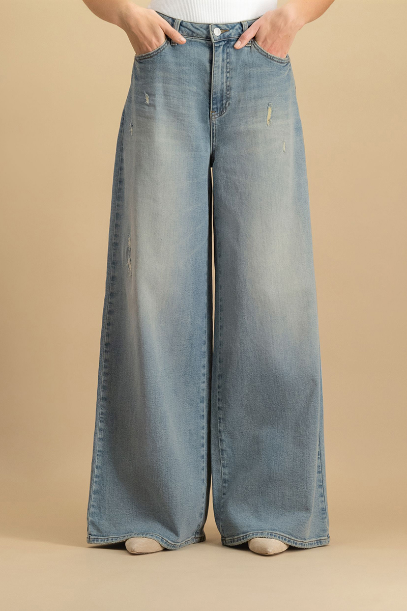 Dames jeans blauw