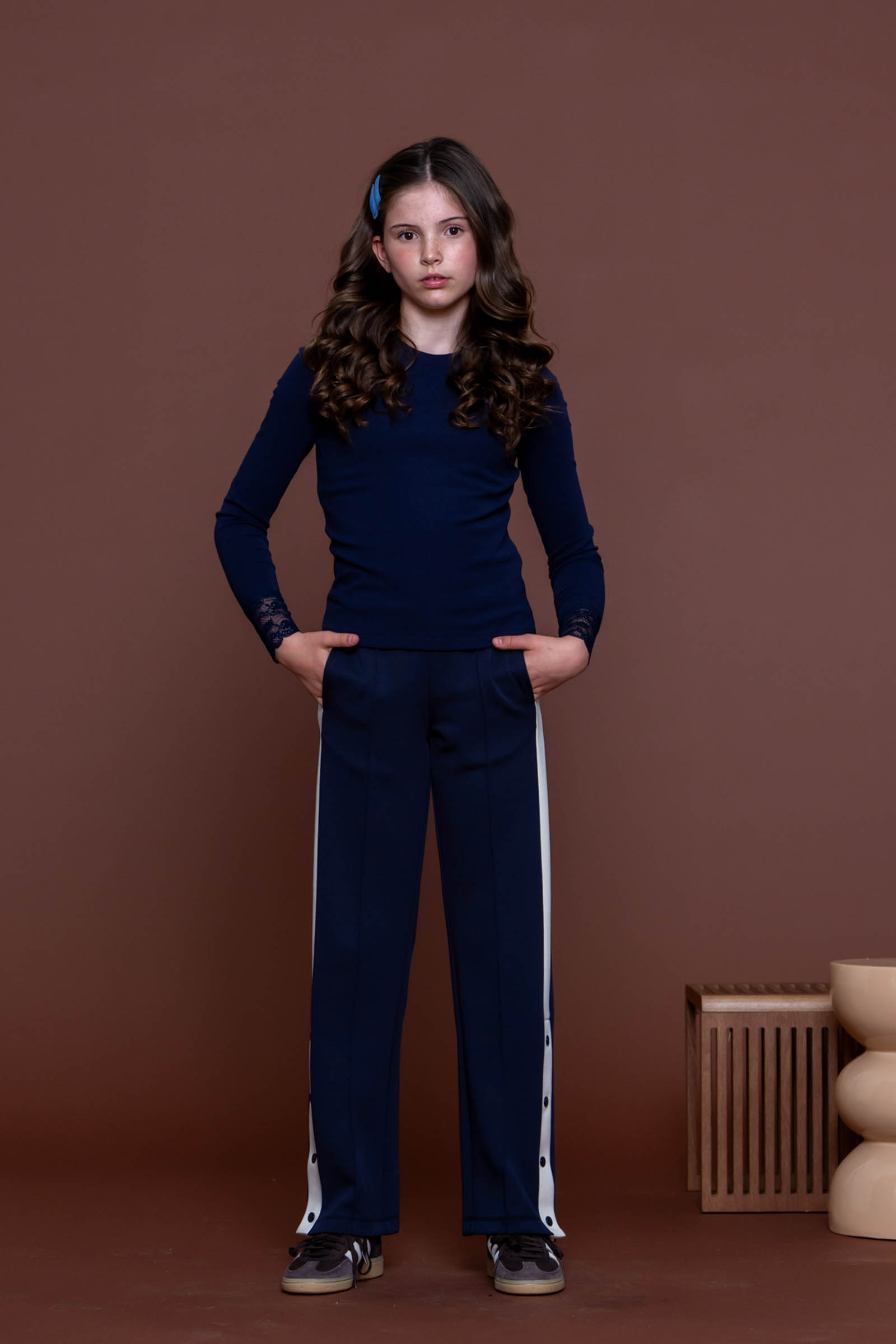 Meisjes broek blauw
