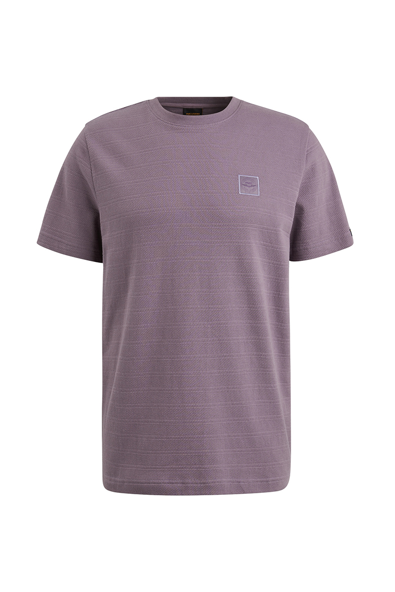 Heren t-shirt kortemouw paars
