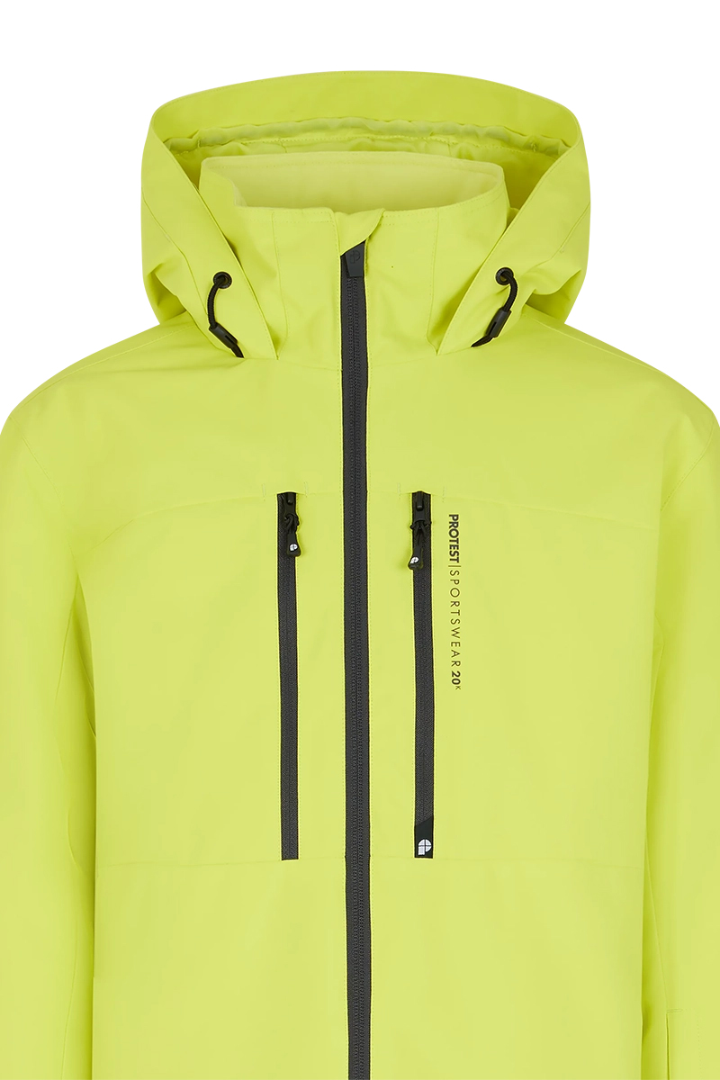 Wintersport jongens jack geel