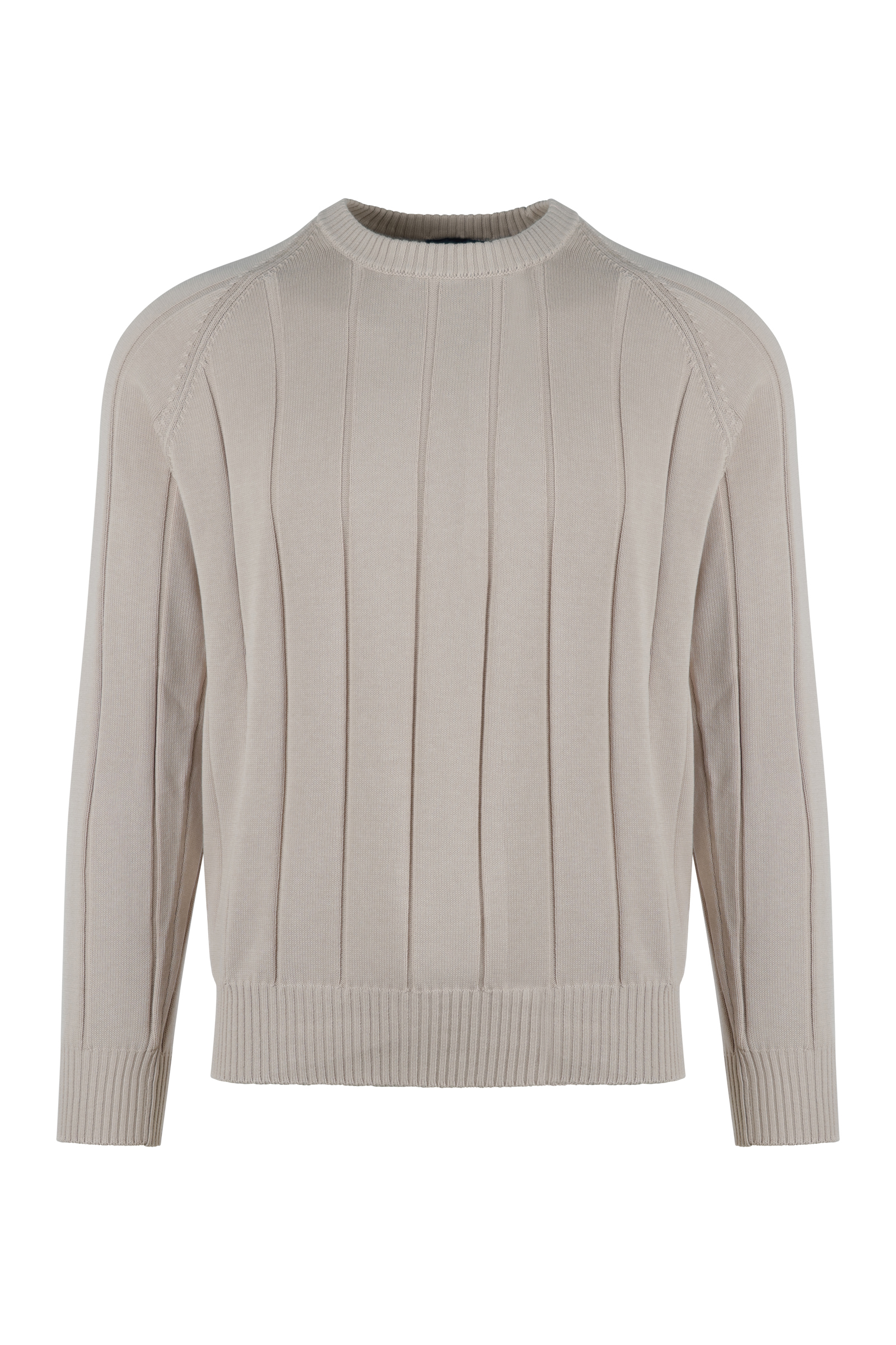 Per Venti CREW KNIT L/SLV bruin/beige-1 1
