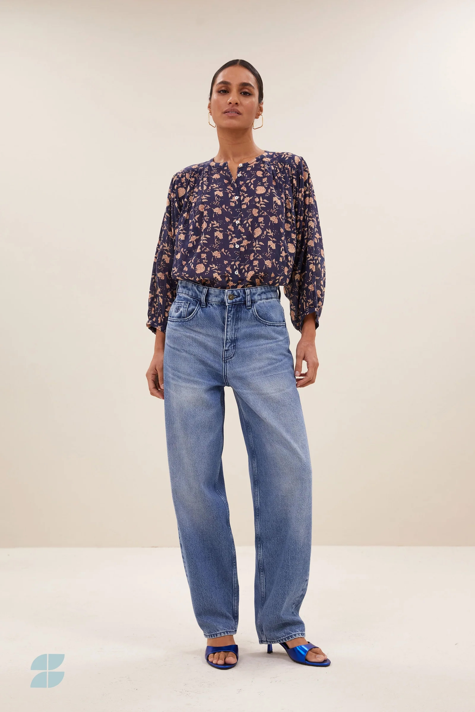 Dames jeans blauw