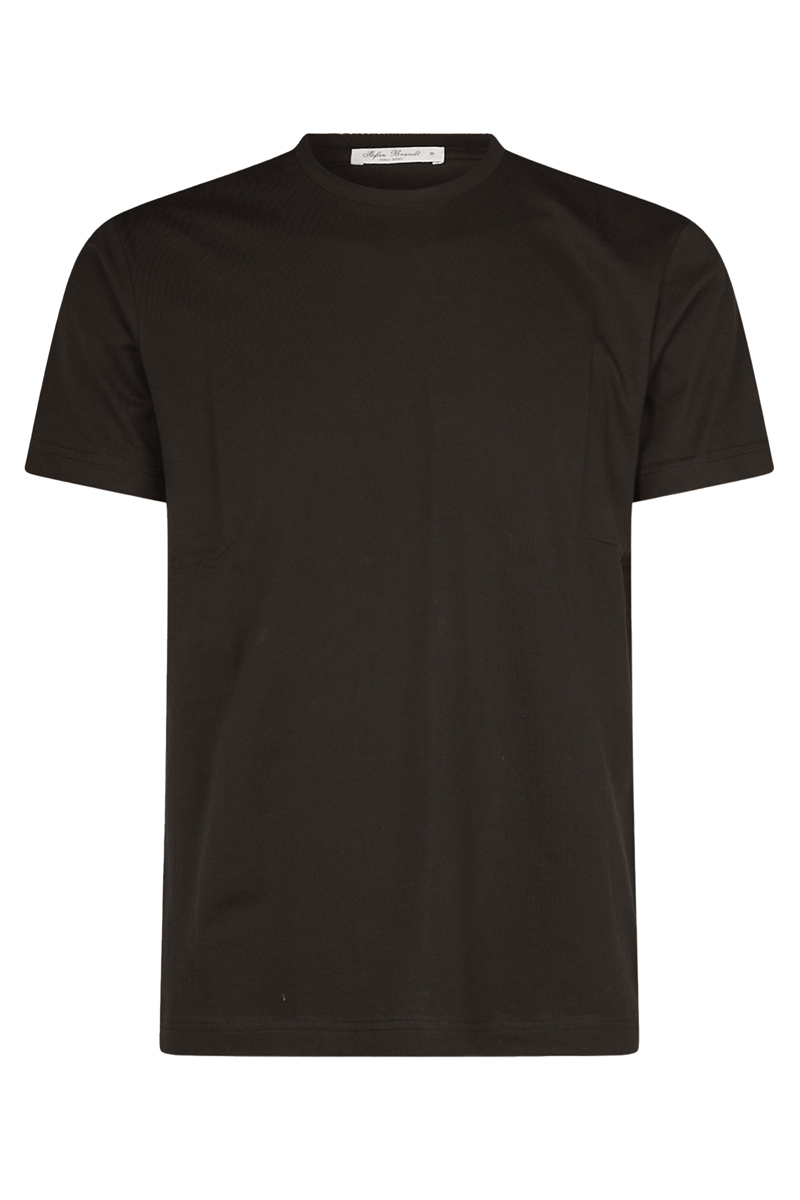Heren t-shirt kortemouw bruin