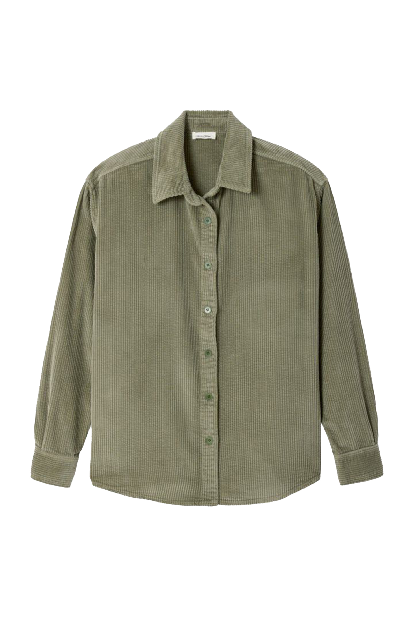 Heren overhemd lm casual groen