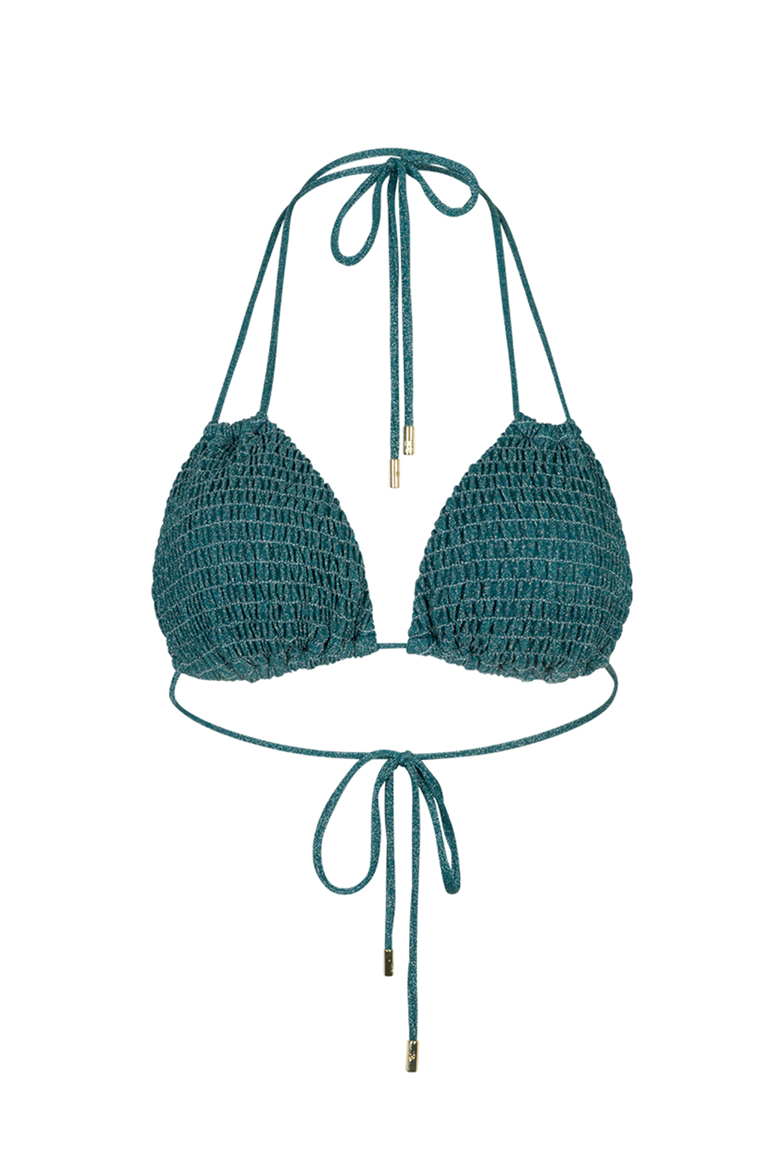 Bad/beach dames bikini top groen