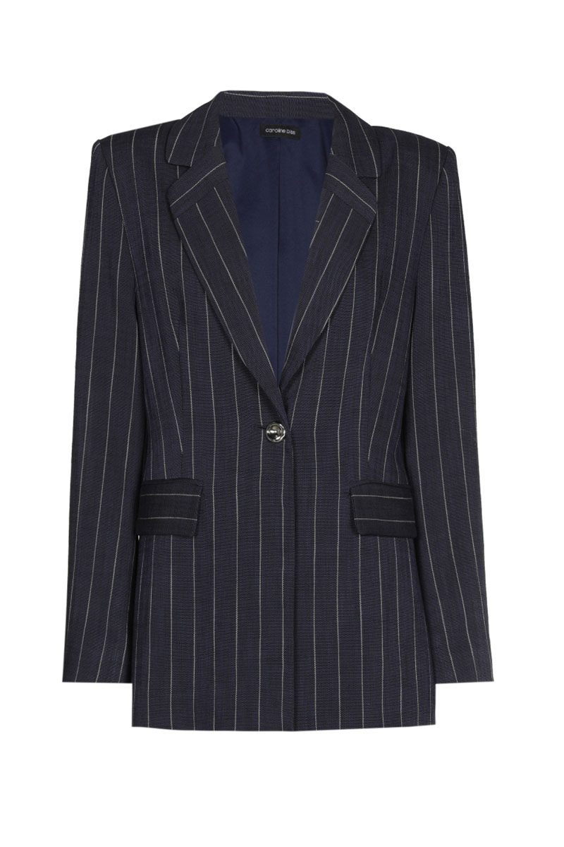 Dames blazer blauw