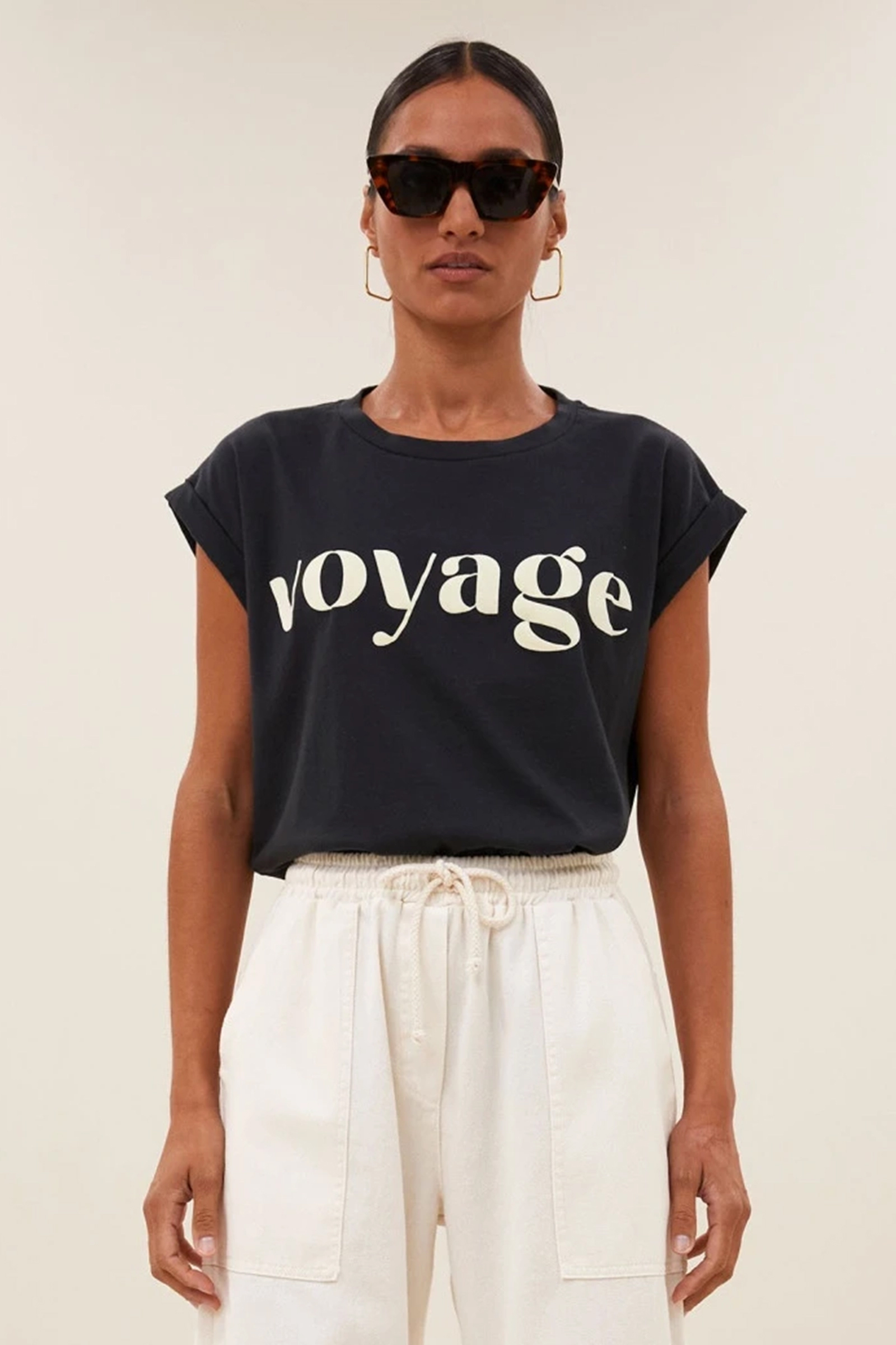 Dames t-shirt korte mouw blauw