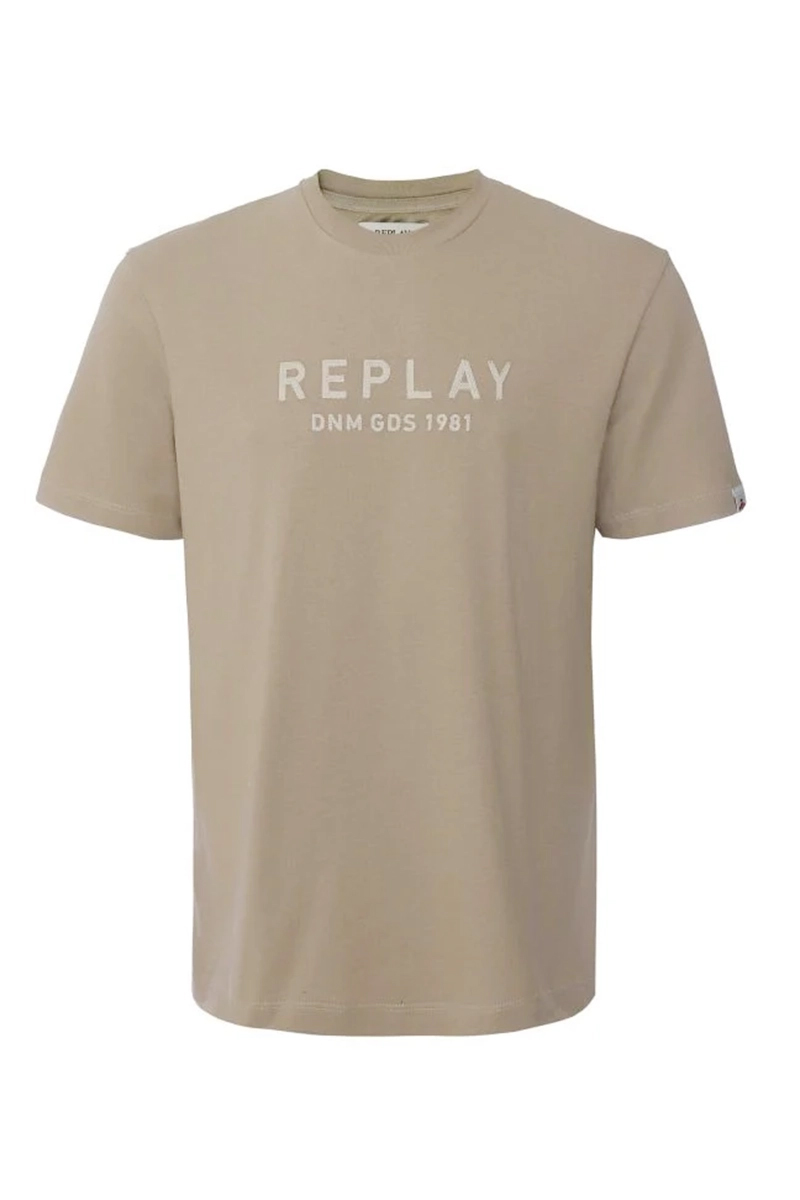Heren t-shirt kortemouw bruin
