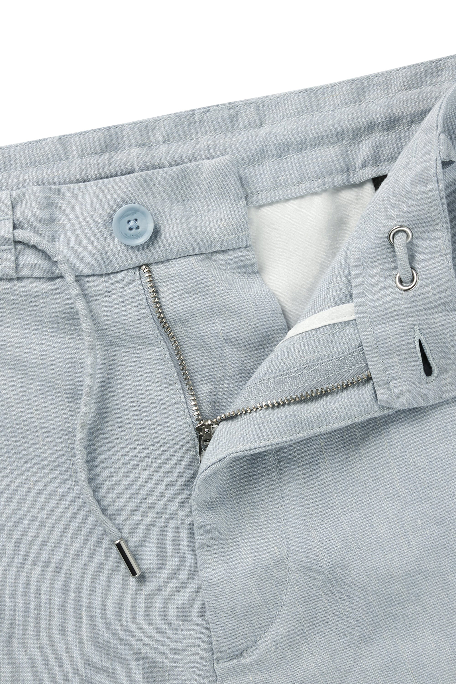 Heren short blauw