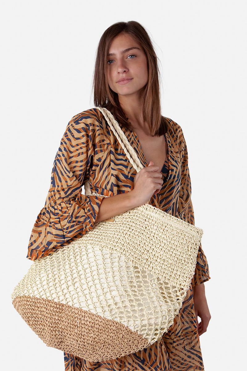 Bad & beach tas bruin