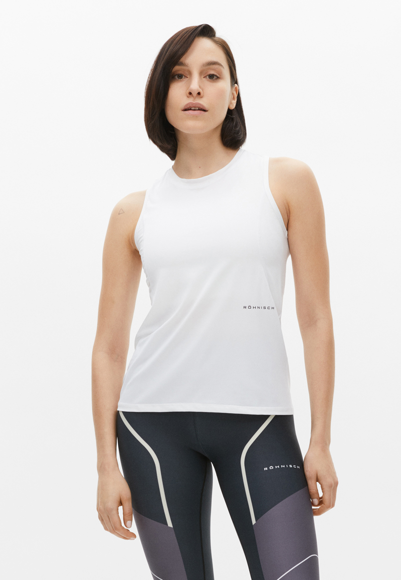 Fitness dames singlet wit
