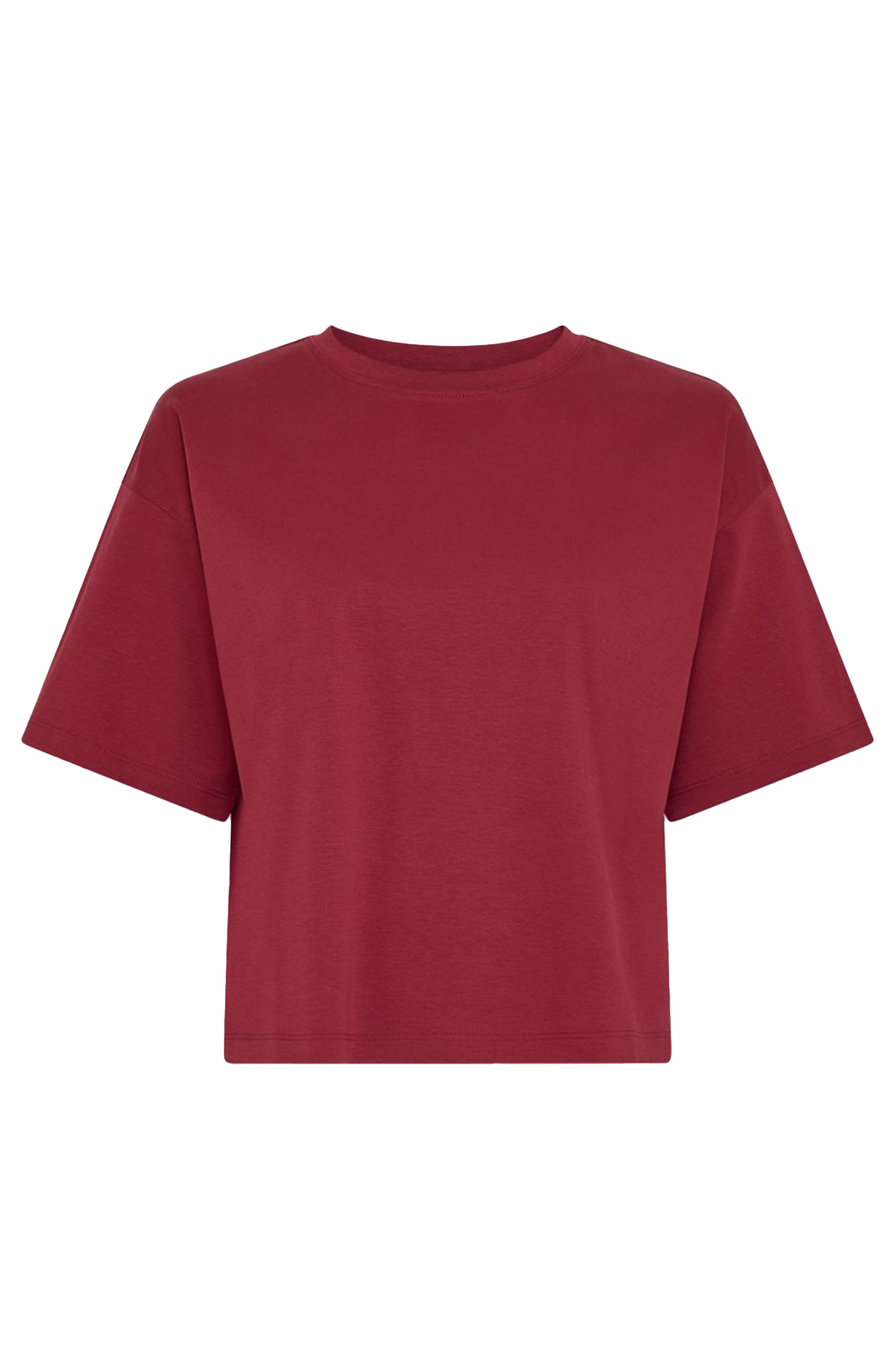 Dames t-shirt korte mouw rood