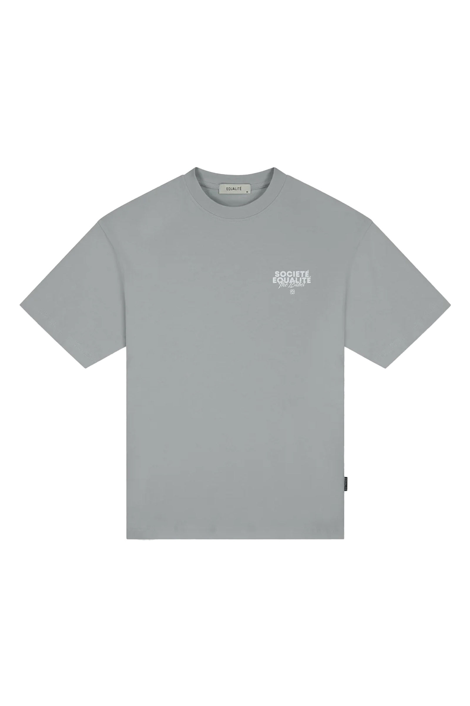 Heren t-shirt kortemouw grijs