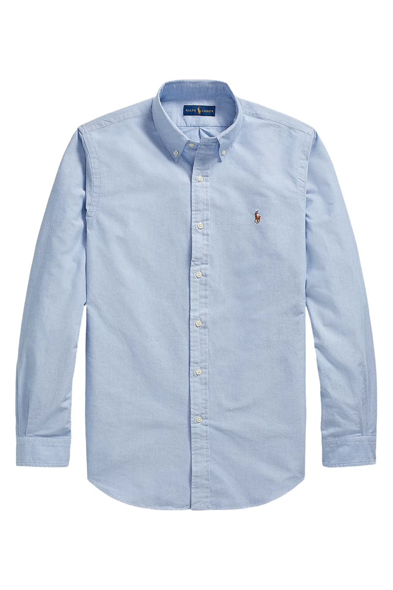 Heren overhemd lm casual blauw