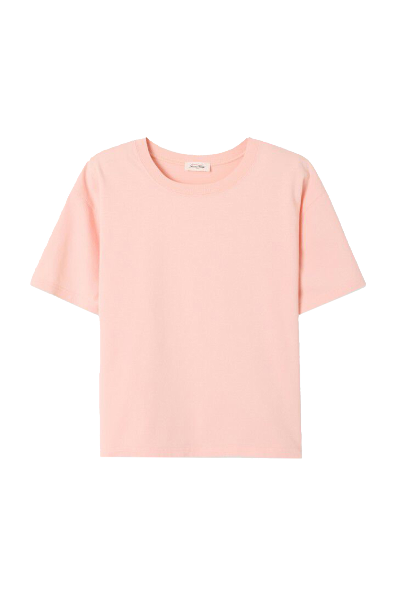 Dames t-shirt korte mouw rose