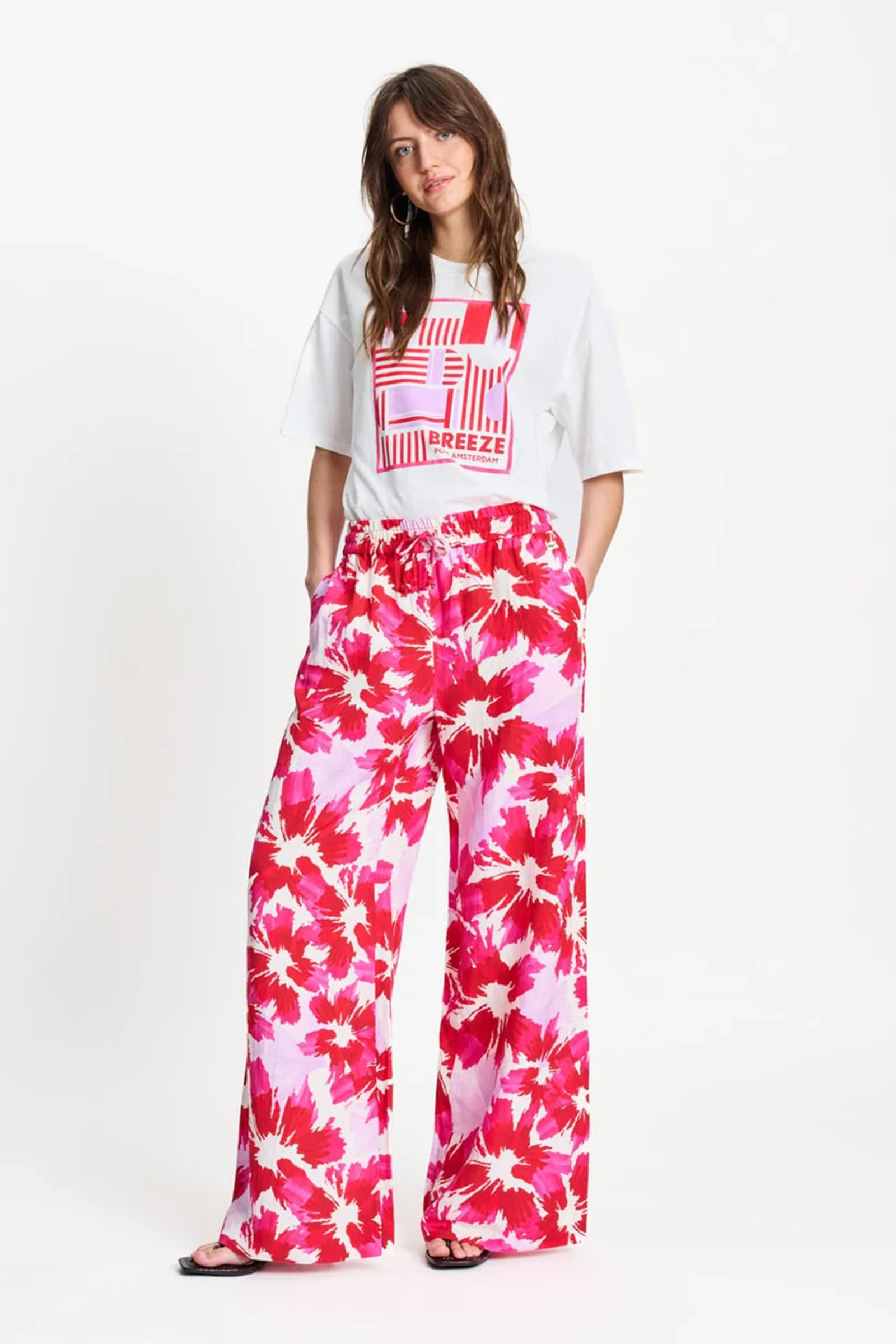 Dames broek blauw