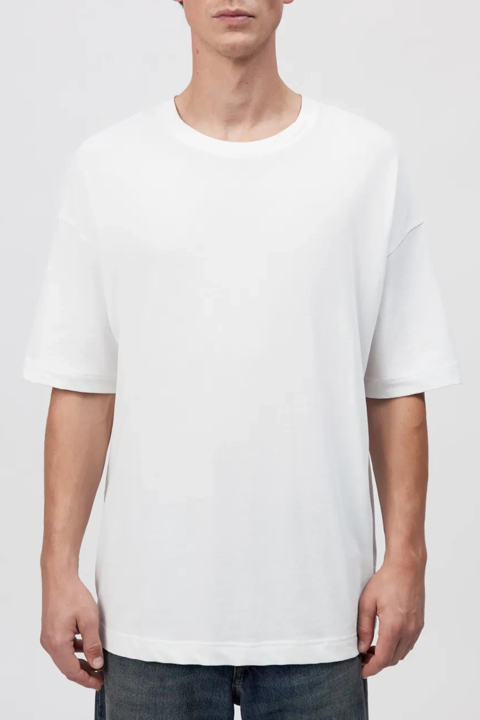 Heren t-shirt kortemouw wit