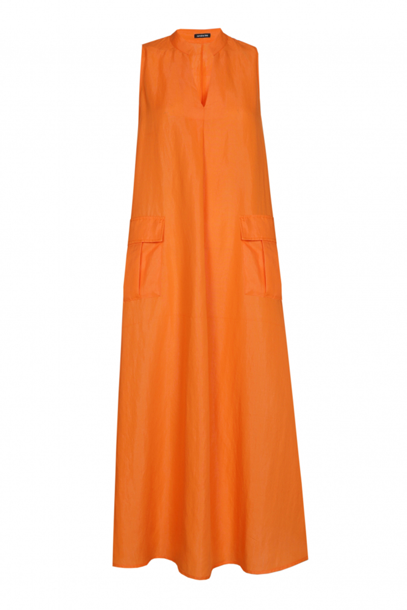 Dames jurk oranje