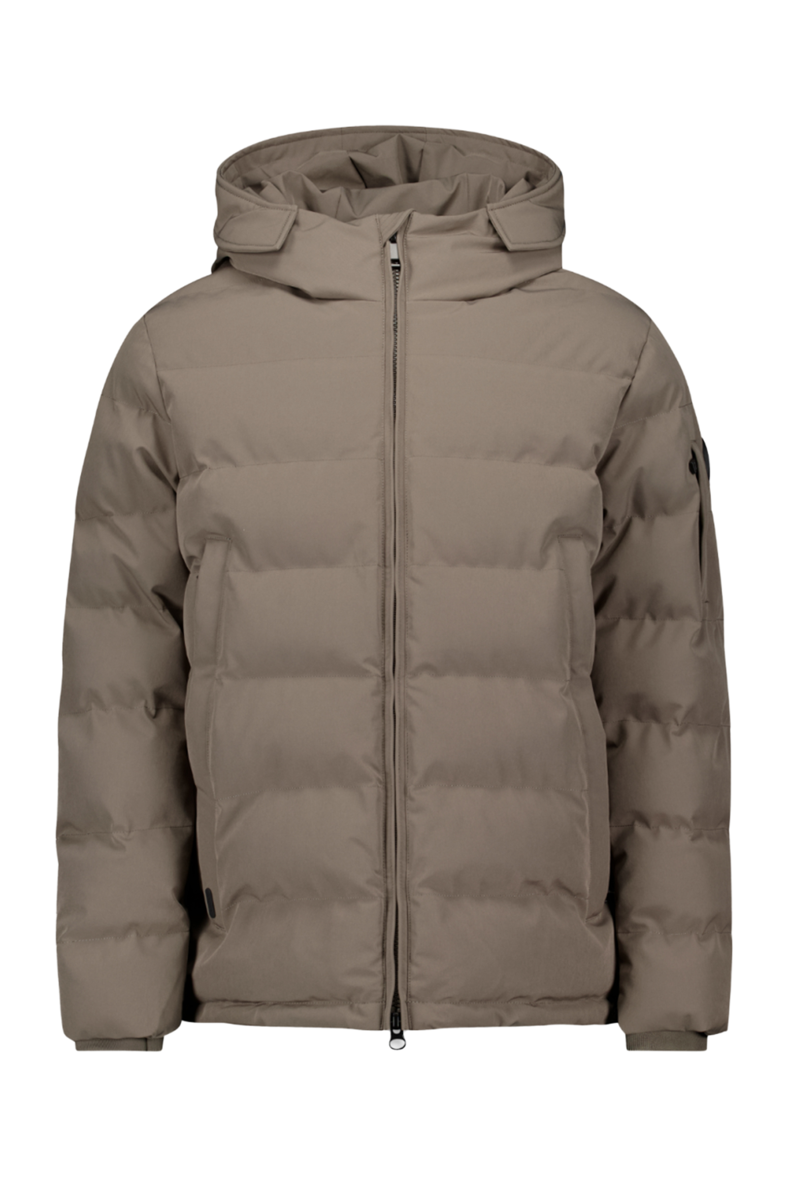Heren parka bruin
