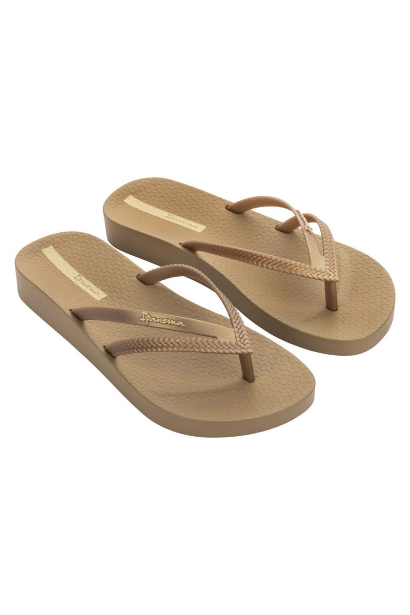 Bad /beach slipper dames bruin