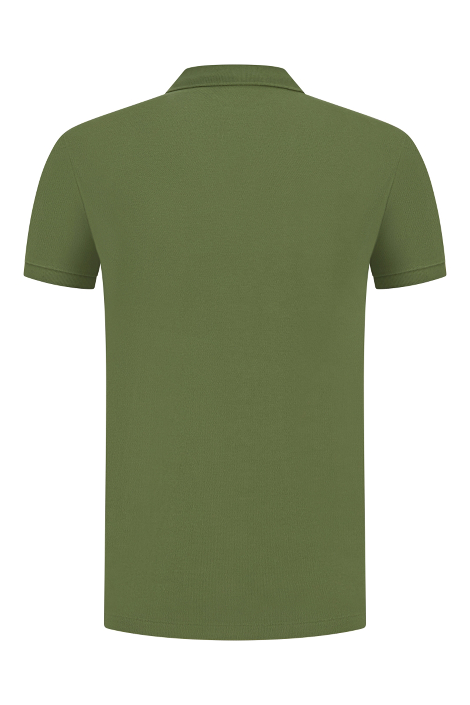 Heren polo korte mouw groen